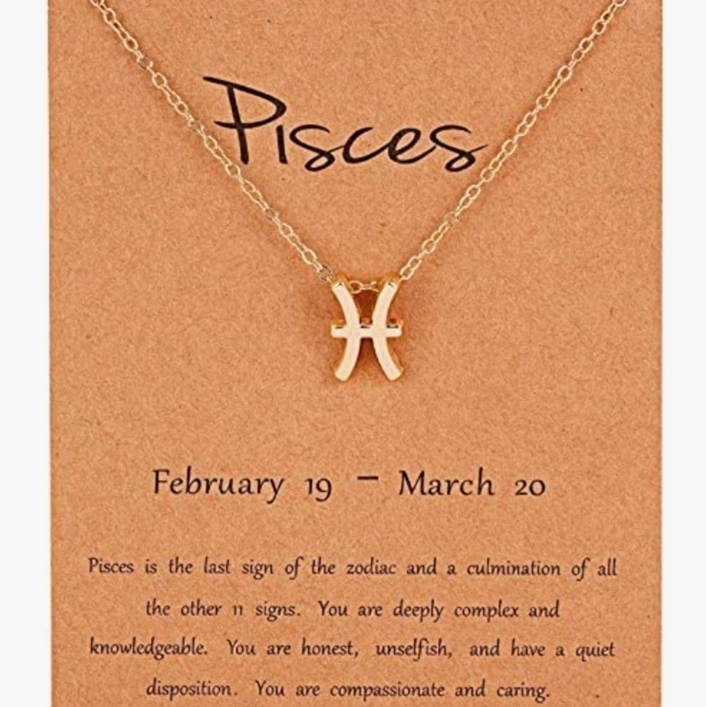 ♓️ NWT PISCES Zodiac Necklace ♓️